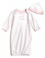 Thumbnail for your product : Little Me Newborn Girls 0-9 Months 'Thank Heaven for Little Girls' Cotton Gown with Hat