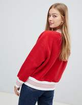 Thumbnail for your product : Tommy Jeans logo fleece sweatshirt