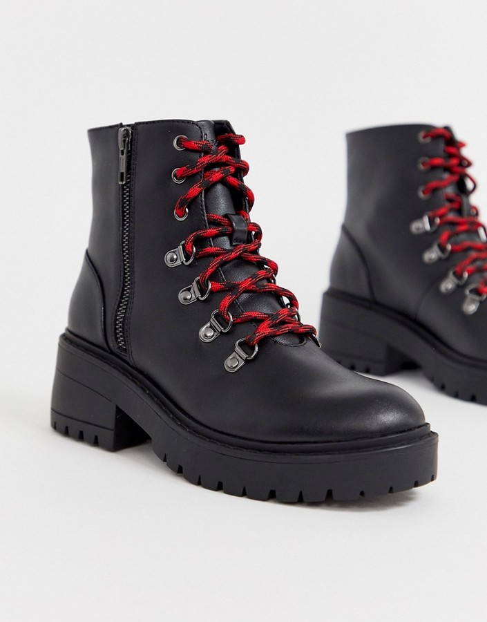 skechers side zip leather boots