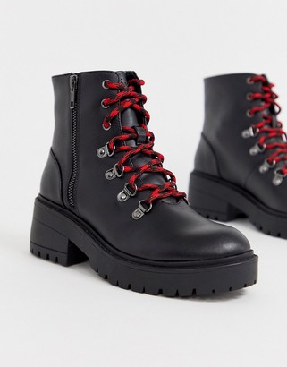 Skechers Black Leather Women's Boots 