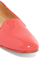Thumbnail for your product : Dieppa Restrepo Dandy Patent-Leather Slippers