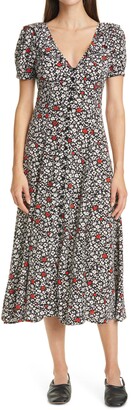 Ralph Lauren Floral Crepe Dress - ShopStyle