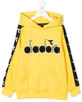 Thumbnail for your product : Diadora Junior logo printed hoodie