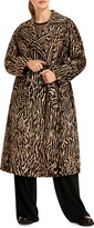 Thumbnail for your product : Marina Rinaldi, Plus Size Leopard Jacquard Trench Coat