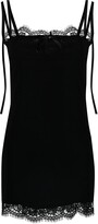 Thumbnail for your product : DSQUARED2 Lace-Trim Slip Dress