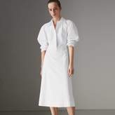 Thumbnail for your product : Burberry Panelled Stretch Cotton Shirt Dress