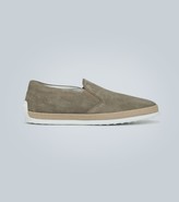 Thumbnail for your product : Tod's Slip-on suede loafers