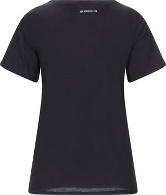 【関税込み】Ann Demeulemeester ブラック Dagmar Tシャツ 12824561KL_14_f.jpg