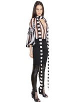 Thumbnail for your product : Givenchy Striped Crepon Silk Top