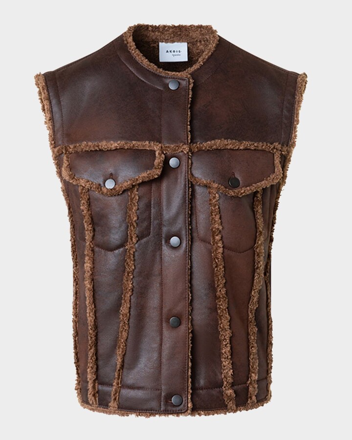Akris Punto Faux Fur Vest