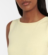 Thumbnail for your product : Max Mara Leisure Nastie cotton-blend knit tank top