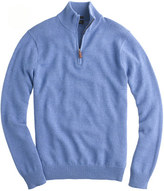 Thumbnail for your product : J.Crew Slim cotton-cashmere half-zip sweater