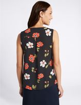 Thumbnail for your product : Marks and Spencer Floral Print Round Neck Shell Top