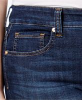 Thumbnail for your product : Melissa McCarthy Trendy Plus Size Dark Blue Wash Girlfriend Jeans