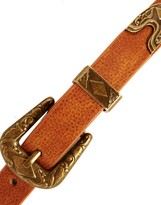 Thumbnail for your product : ASOS Western Plate Skinny Waist Belt