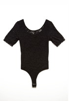 Thumbnail for your product : Forever 21 Short-Sleeved Lace Bodysuit