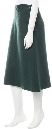 Moschino Mohair-Blend Midi Skirt