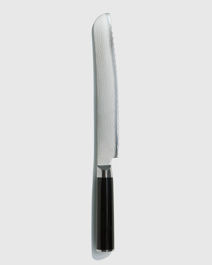 Essential Japanese Damascus Steel 9" Serrated Bread Knife