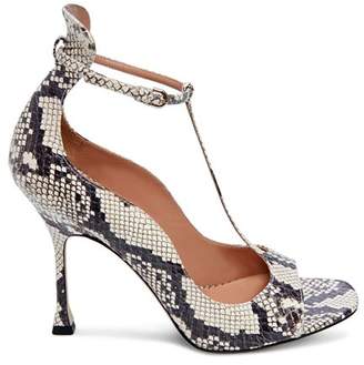 Brian Atwood Women's Samantha T-Strap High-Heel Sandals
