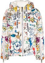 Thumbnail for your product : KHRISJOY Illustration-Print Puffer Jacket