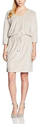 Laurèl Women's 15210 Shirt 3/4 Sleeve Dress - Beige