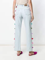 Thumbnail for your product : Manoush bows detailing straight jeans