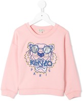 Thumbnail for your product : Kenzo Kids Embroidered Tiger Logo Sweatshirt