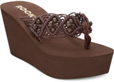 Thumbnail for your product : Rocket Dog Dearla Platform Wedge Thong Sandals