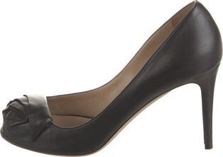 Valentino Rockstud Accents Leather Pumps