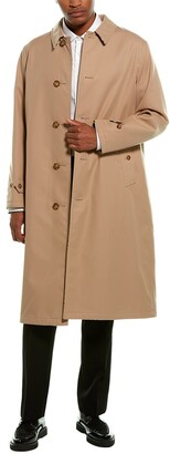 burberry men's wool coat sale