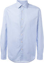 Thumbnail for your product : Xacus geometric print button-up shirt
