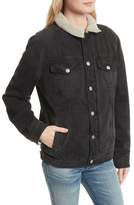 Thumbnail for your product : Frame Le Sherpa Denim Jacket