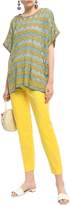 Thumbnail for your product : M Missoni Striped Crochet-knit Cotton-blend Top
