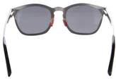 Thumbnail for your product : Alexander Wang x Linda Farrow Metallic Tinted Sunglasses
