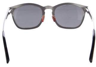 Alexander Wang x Linda Farrow Metallic Tinted Sunglasses