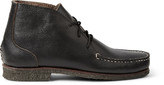 Thumbnail for your product : Quoddy Wabanaki Crepe-Sole Grained-Leather Chukka Boots