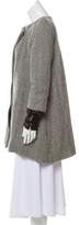 Thumbnail for your product : Preen by Thornton Bregazzi Patterned Alpaca Coat
