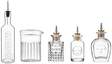 Barware-luigi bormioli mixology mixed 5 pack crystal barware set