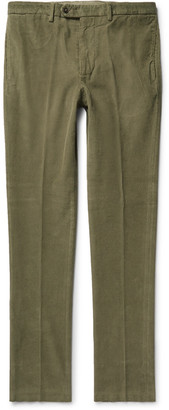 Officine Generale Paul Garment-Dyed Cotton-Corduroy Trousers