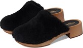Thumbnail for your product : Swedish Hasbeens Fluff Clog (Black) Women's Clog Shoes