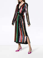 Thumbnail for your product : ATTICO Sequin Embellished Midi Dress