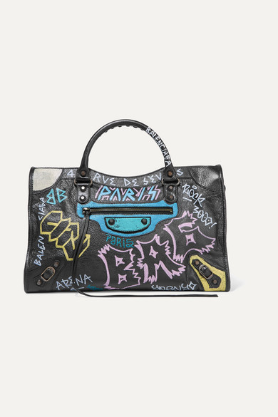 balenciaga graffiti tote