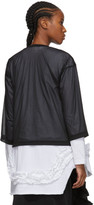 Thumbnail for your product : Comme des Garçons Comme des Garçons Black Thin Three-Ruffle Crewneck Sweater