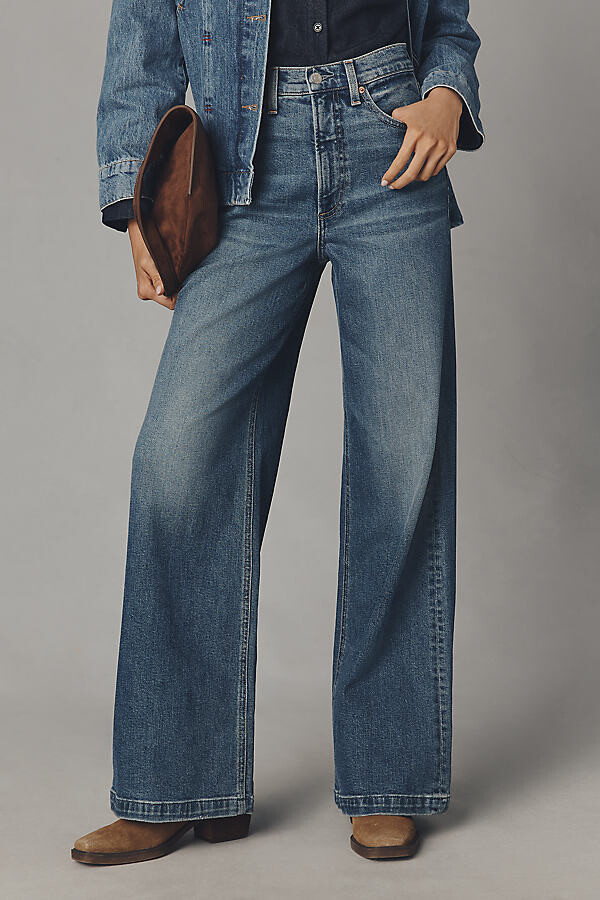 Pistola Denim Lana High-Rise Wide-Leg Jeans