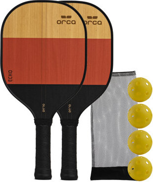 Orca Echo Wood Pickleball Paddle Deluxe Combo Set