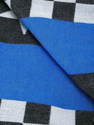 Undercover tasseled pattern scarf