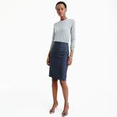 Thumbnail for your product : J.Crew Petite pencil skirt in pinstripe Super 120s wool