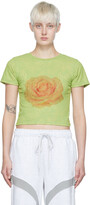 Thumbnail for your product : OPEN YY Green 2000 Archives Edition Polyester T-Shirt