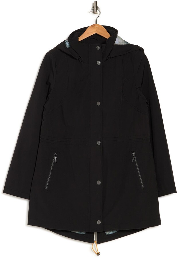 Kensie Hooded Anorak Raincoat ShopStyle
