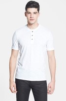 Thumbnail for your product : Vince Slubbed Cotton Short Sleeve Henley